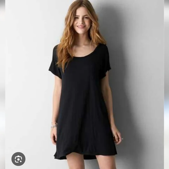 american eagle t shirt dress AE Grateful Dead Graphic T-Shirt Midi Dress